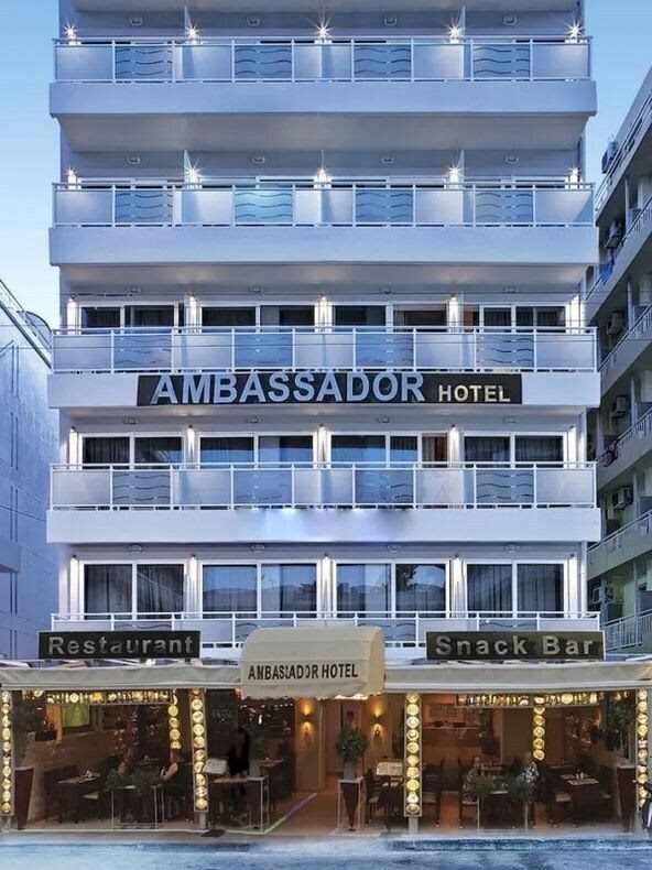 Готель Ambassador City Hotel Rodos 3*